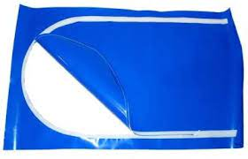 36 x 48 Blue Shrink Wrap Zipper Access Door CASE OF 12