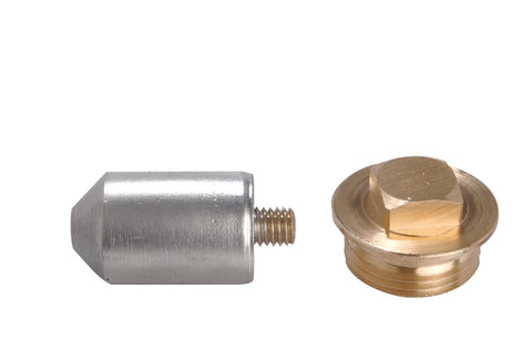 Zinc For Volvo Penta Diesel Engine Zinc Anode With Brass Cap Replaces 823661