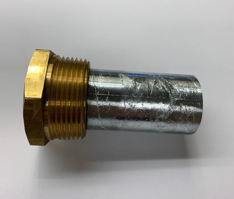 E8 Pencil Zinc With Brass Cap 1 1/4 Inch NPT Cap For 6L-2285 Caterpillar Engine