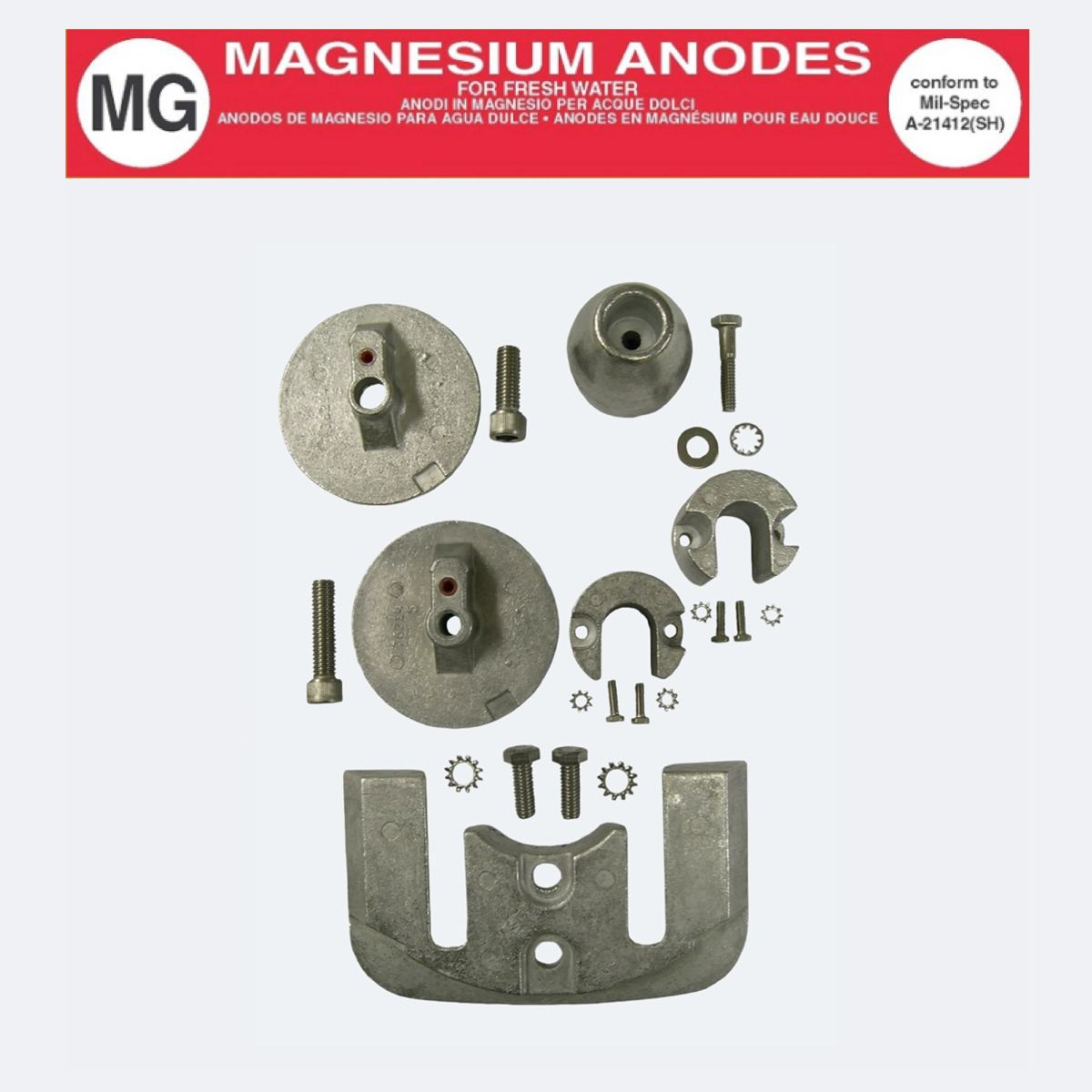 Whale Seaward Magnesium Anode [74556] main image 1