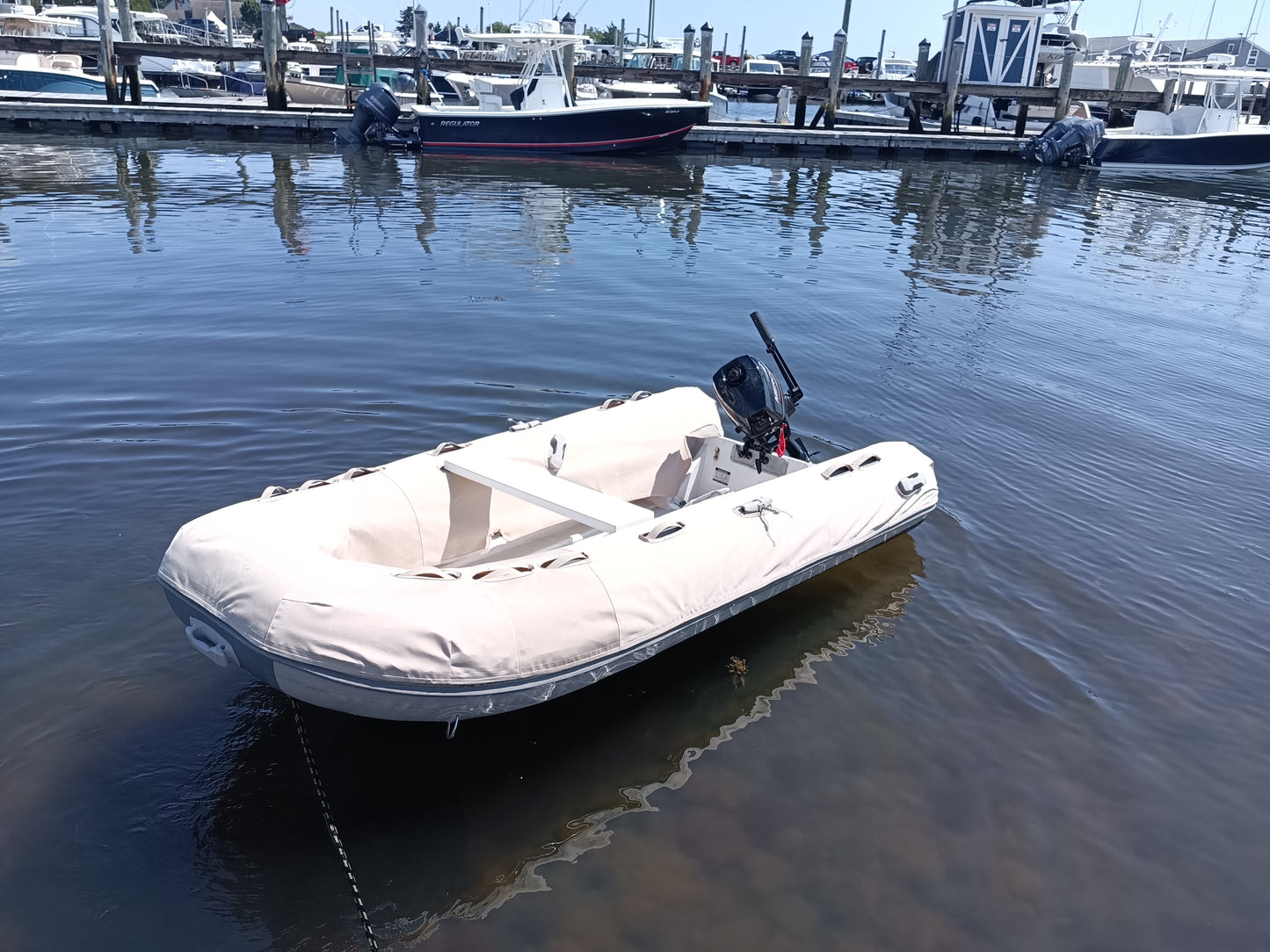 West Marine RIB-310 Dinghy Chaps RIB Cover for RIB 310 PVC Single Floor