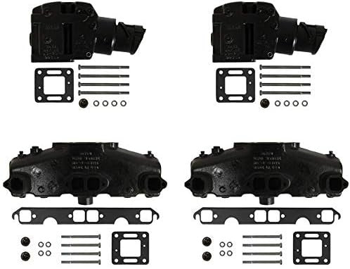 5.0L/5.7L Mercruiser Exhaust Manifold & Elbow/Riser Kit. 860246A15, 807988A03 By US Marine Products LLC