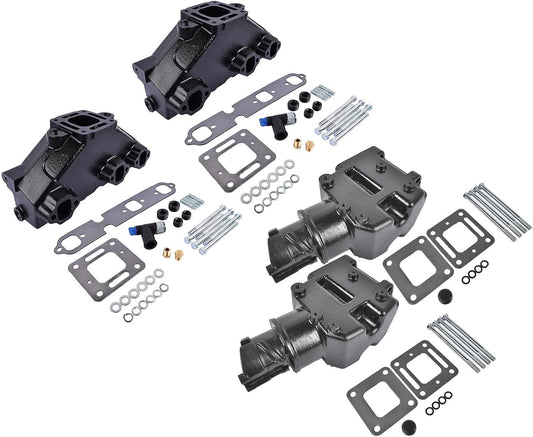 4.3L Mercruiser Exhaust Manifold & Elbow/Riser Kit. 99746A17, 807988A03