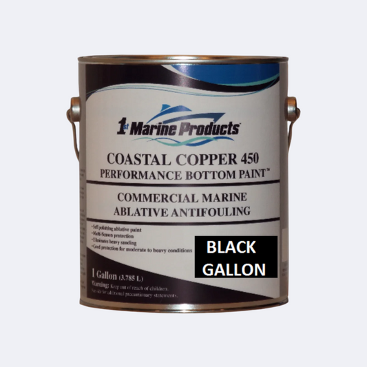 Coastal Copper 450 Bottom Paint - Black Gallon