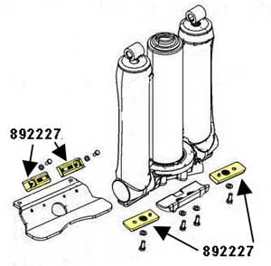 Verado 6 Trim Cylinder Aluminum Anode 892227A, 893404