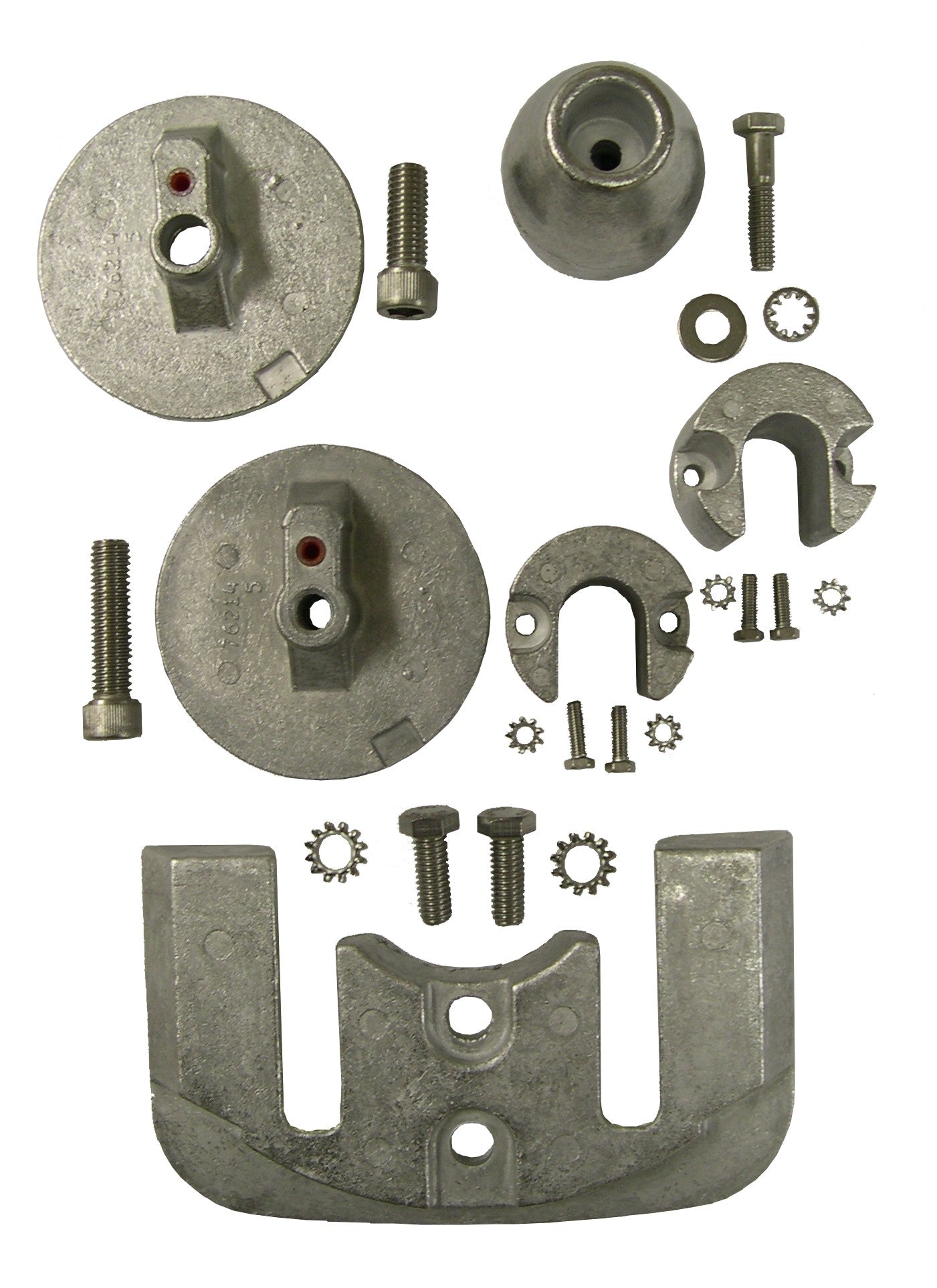 Mercruiser Bravo 3 Zinc Anode Kit 2004 & Newer Includes Hardware 97-888761Q04