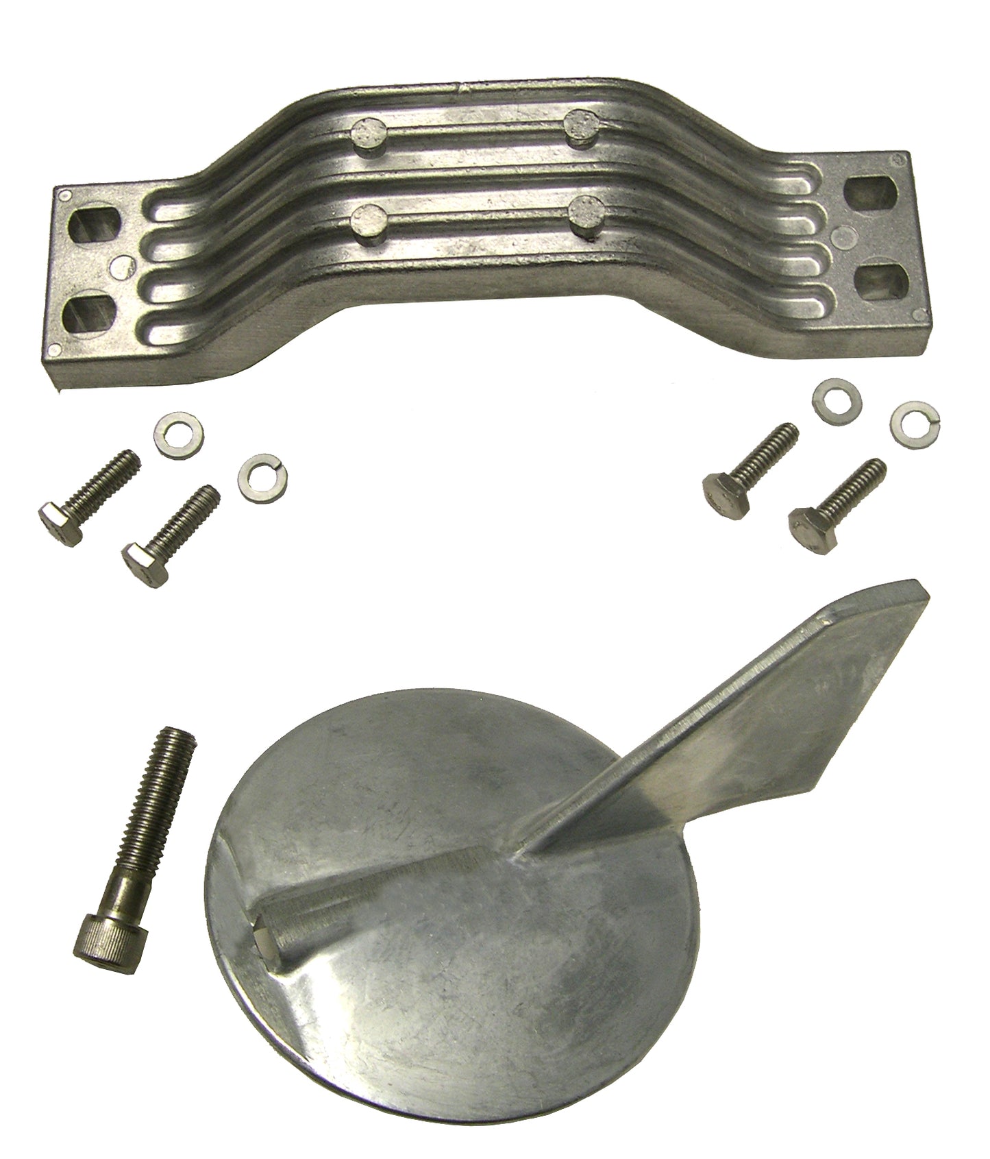 Yamaha 150 - 200 Hp Aluminum Anode Kit Right Hand Regular Rotation Includes Hardware