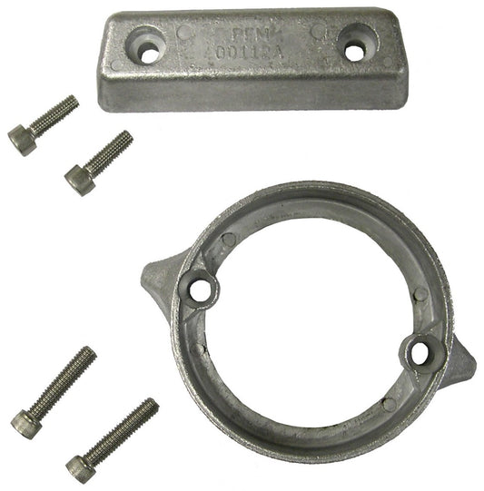 Zinc Anode Kit For Volvo Penta 290 DP Dual Propeller Full Zinc Kit With Hardware Replaces Volvo Penta 875821, 852835