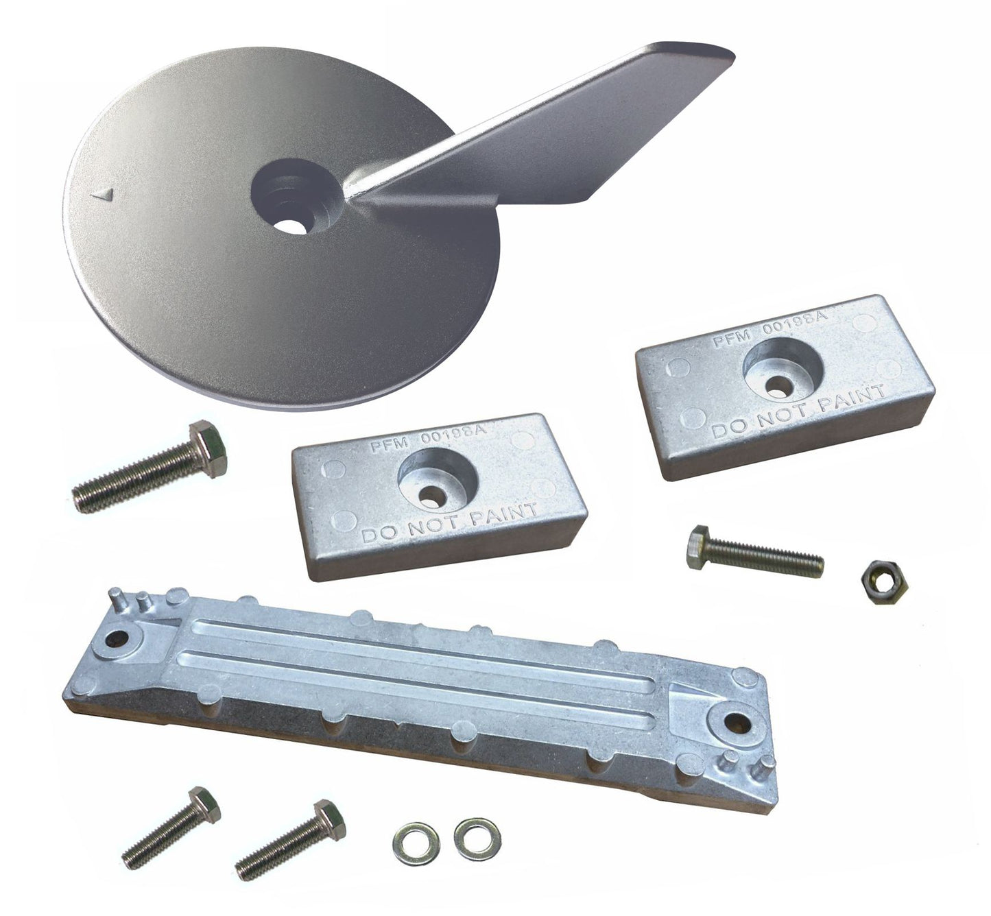 Zinc Anode Kit Fits Honda BF 35-250 HP Outboard Motors Includes Hardware