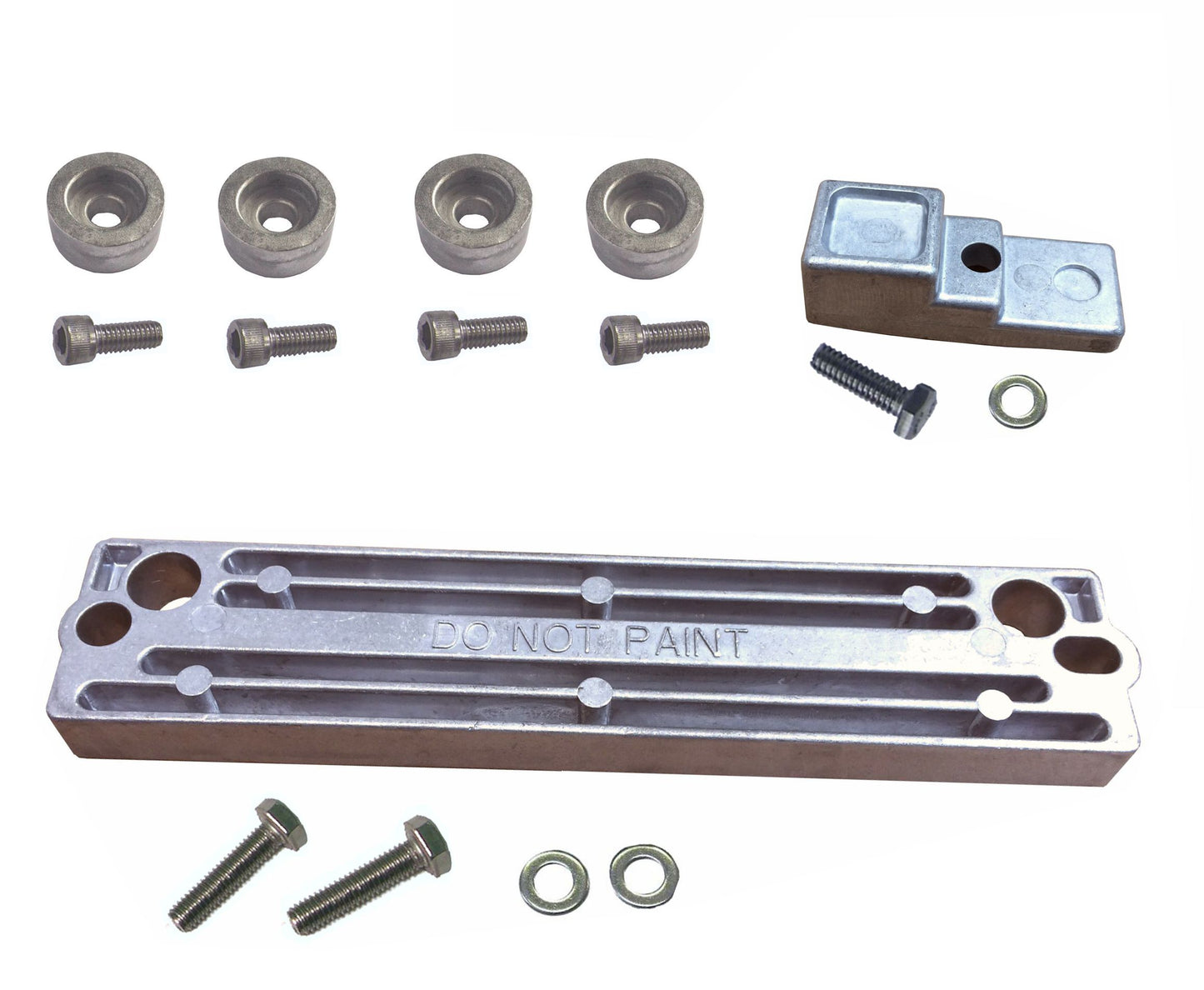 Suzuki 90 - 100 - 115 - 140 HP Zinc Anode Kit Includes Hardware