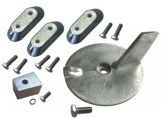 Yamaha 40-60 HP Aluminum Anode Kit Includes Hardware