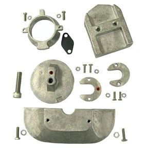 Zinc Anode Kit For Mercruiser Alpha 1 Generation 2 Includes Hardware Replaces 97-888755K01