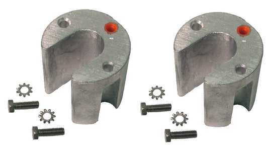 Zinc For Mercruiser Bravo Trim Ram Zinc Anode Kit Replaces 806190 Includes Hardware And 2 Zinc Anodes