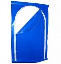 30 x 36 Blue Shrink Wrap Zipper Access Door