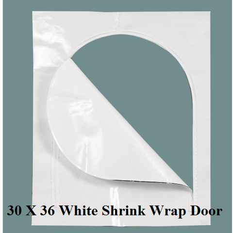 US Marine Products LLC Boat Shrink Wrap Zipper Entry Access Door - White 36", 48", 72"