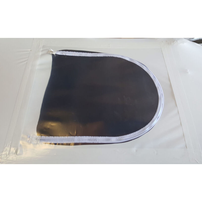 Boat Shrink Wrap Zipper Entry Access Door - Clear 36", 48", 72"