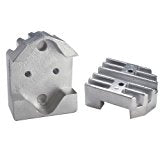 Zinc Anode For Mercruiser Finned Gimbal Block Zinc For Alpha 1 Replaces 821631