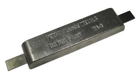 ASS-5A Weld-on Aluminum Anode with Steel Strap (AZSS-12A, AZ-3A)