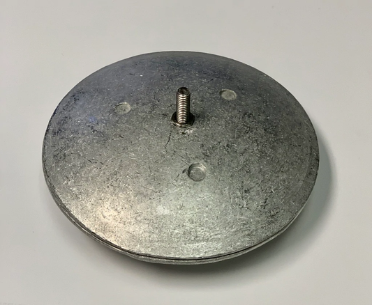 R7 Rudder And Trim Tab Zinc Anode  6 1/2" Diameter