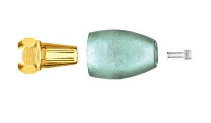 Zinc Anode For Mercruiser Bravo III (2003 & Earlier) Propeller Nut With Zinc Anode - Complete