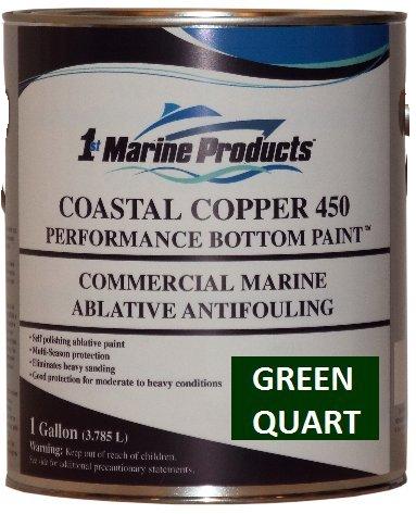 Coastal Copper 450 Bottom Paint - Green Quart