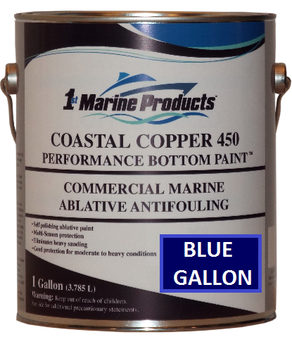 Coastal Copper 450 Bottom Paint - Blue Gallon