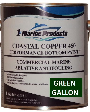 Coastal Copper 450 Bottom Paint - Green Gallon