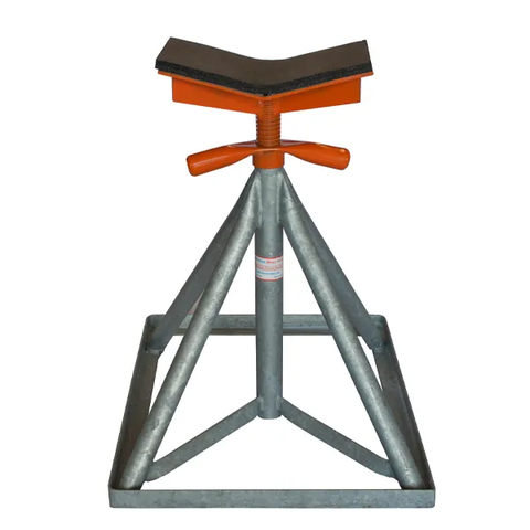 KS1G Brownell Keel Stand Galvanized Base V-TOP Top 20"-32"