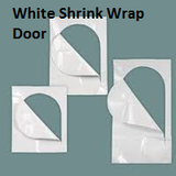 US Marine Products LLC Boat Shrink Wrap Zipper Entry Access Door - White 36", 48", 72"